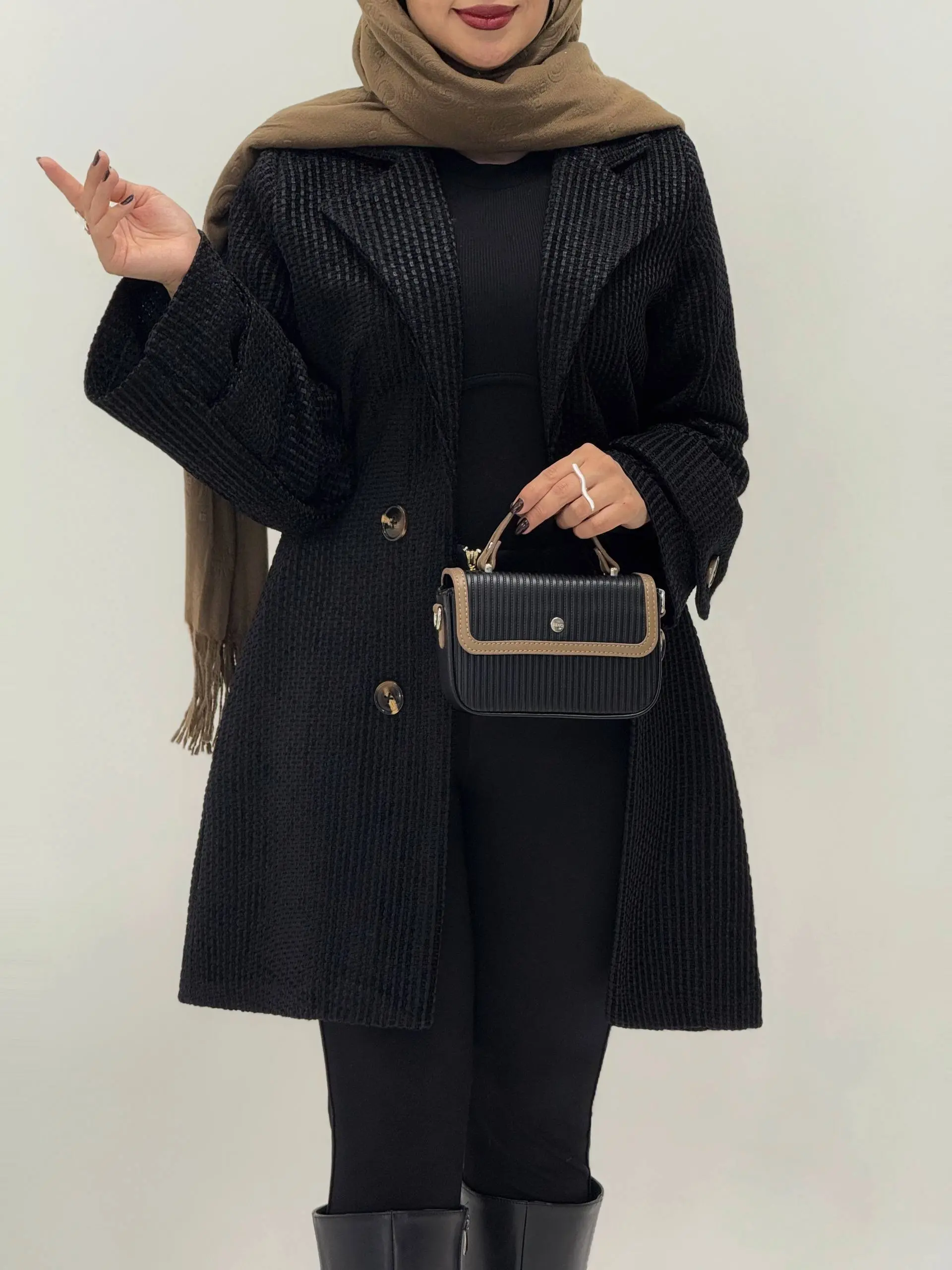 3608-پالتو مزونی شارلوت